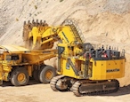 Komatsu Excavator Working